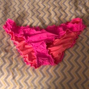 Victoria Secret hot pink bottom bathing suit